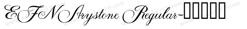 EFN Arystone Regular字体转换